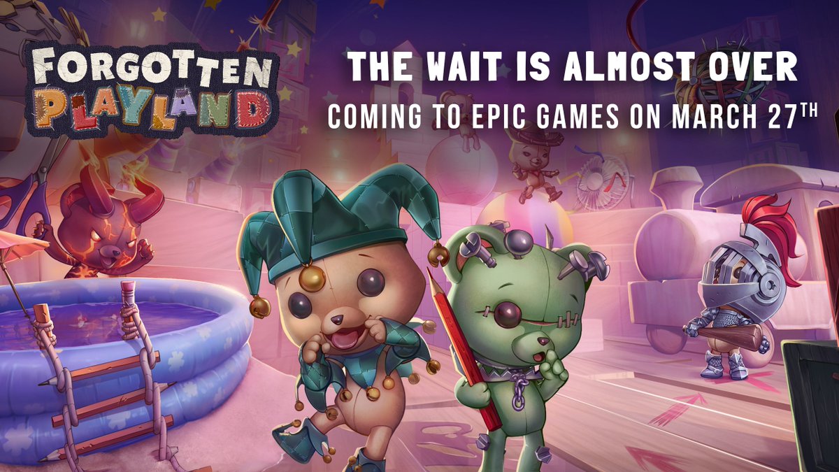 Nobody likes missing out on big events...

🔥 We know you don’t either! So Wishlist now 👇
store.epicgames.com/en-US/p/forgot…

Be among the first to jump into Forgotten Playland next Thursday, March 27th! 🚀🎮