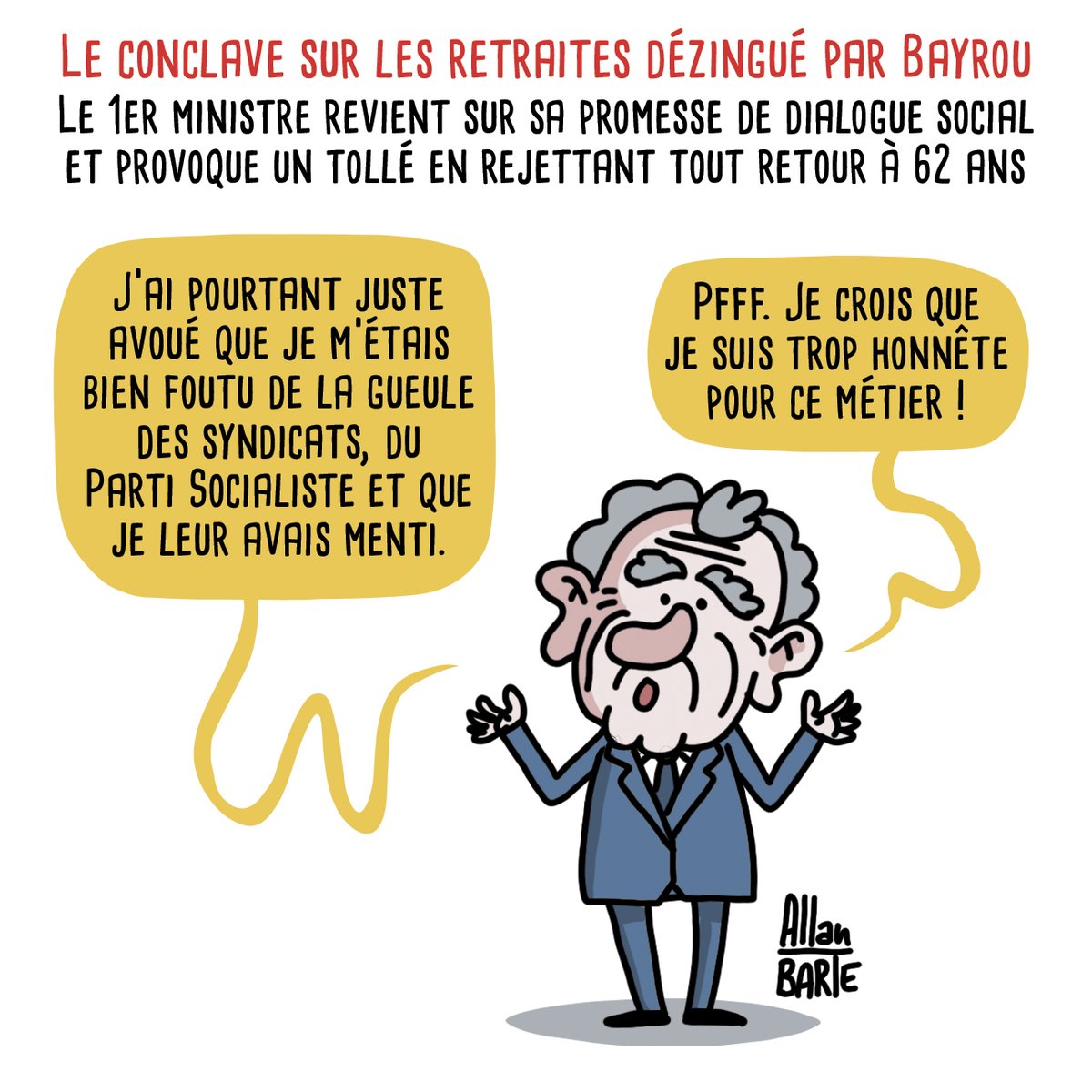 On ne mérite pas ce petit cœur pur de la politique !  ❤️

Pour soutenir la lutte dessinée, engagée et indépendante :
▶️ ko-fi.com/allanbarte

▶️ Source :  lindependant.fr/2025/03/18/ref…