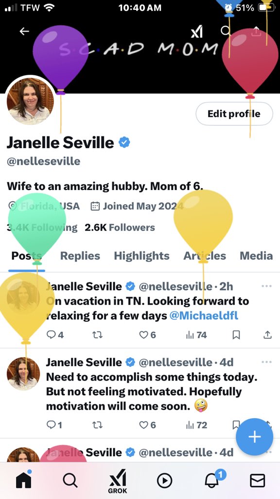 nelleseville's tweet photo. It’s my birthday. Last year in my 40’s 🙃 https://t.co/bnUKs26ABB