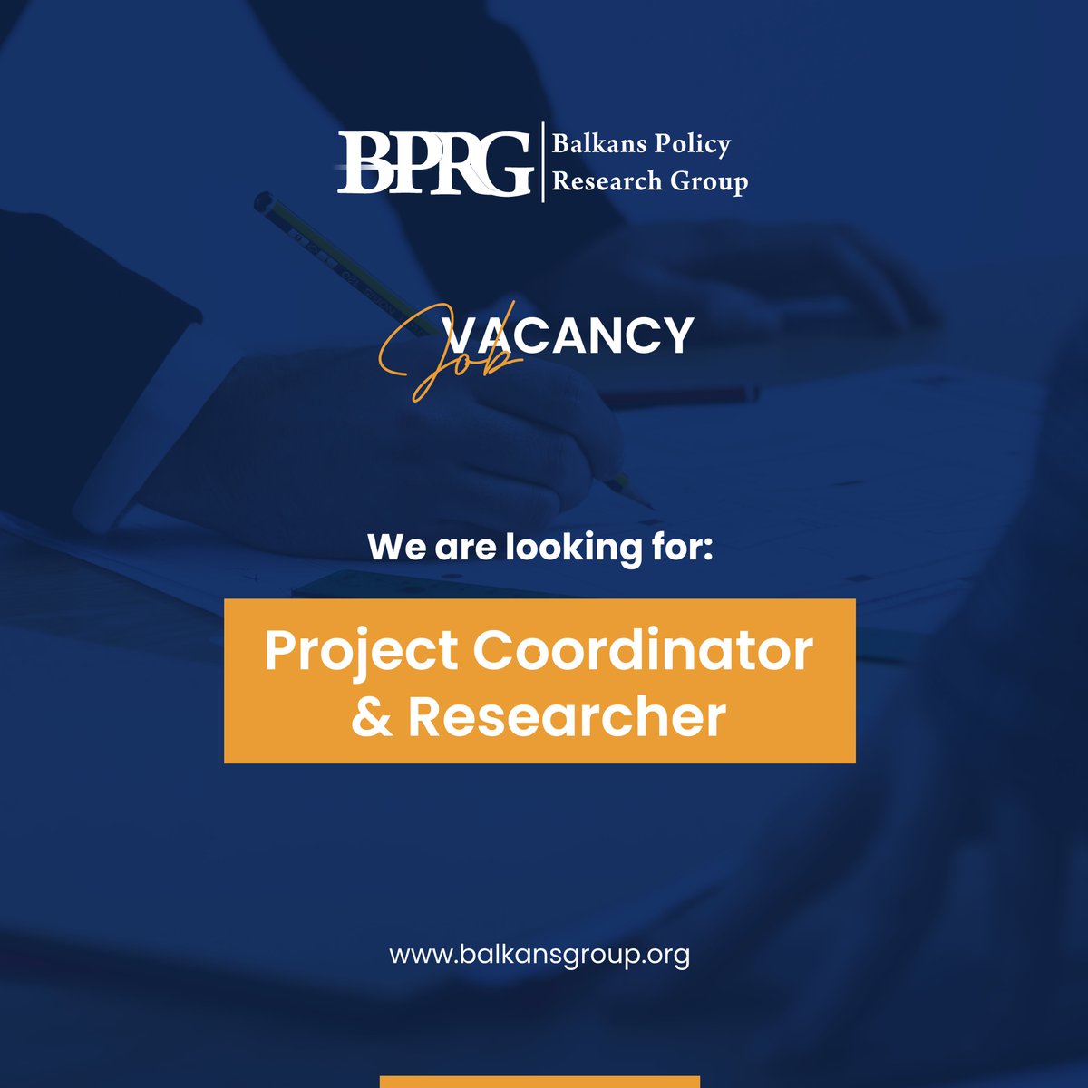 BalkansGroup's tweet photo. 📣Balkans Group is looking for a Project Coordinator &amp; Researcher to join our team. 
👉The closing date for applications is 4 April 2025.
🖇 For more details, visit the link: https://t.co/WXgV8mQ4Di https://t.co/Ff7hDIujvz