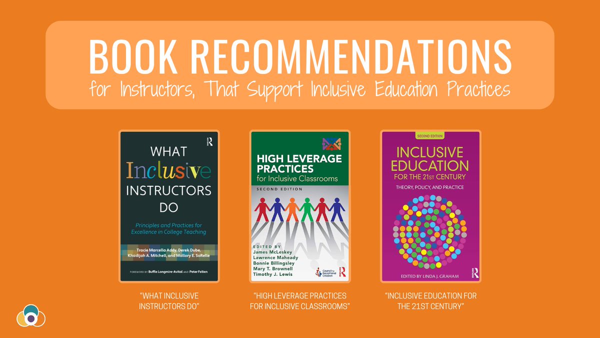 Looking to deepen your knowledge of inclusive learning? 📚✨

We've rounded up some must-read books for educators looking to create more equitable and supportive classrooms for all students!