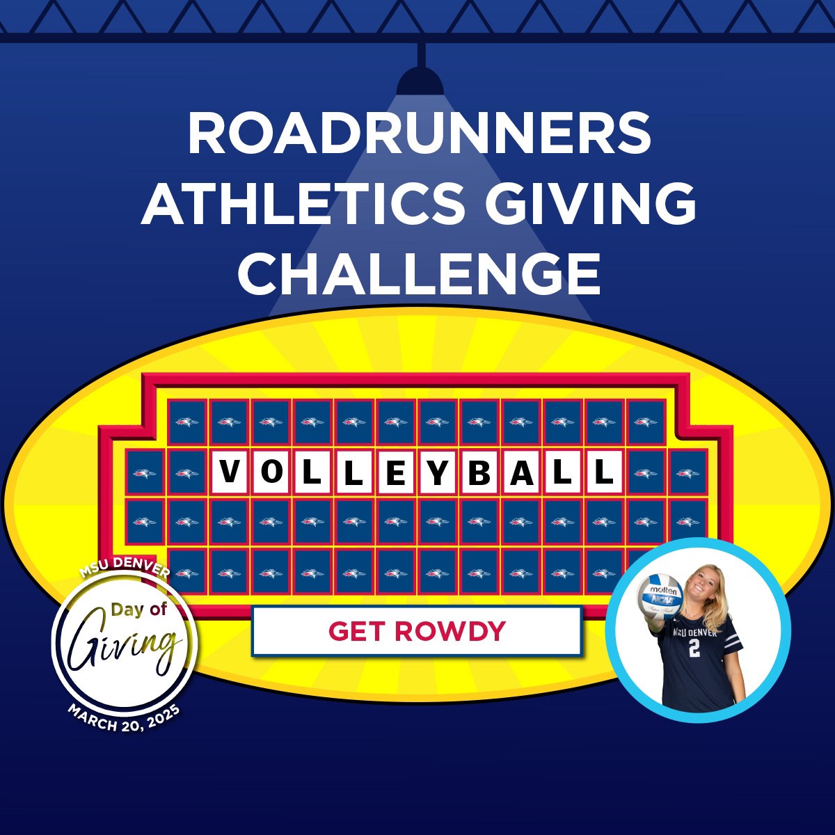 Please join me in giving to Volleyball for Day of Giving!  We appreciate your support.  Go 'Runners!  givecampus.com/t6kybn