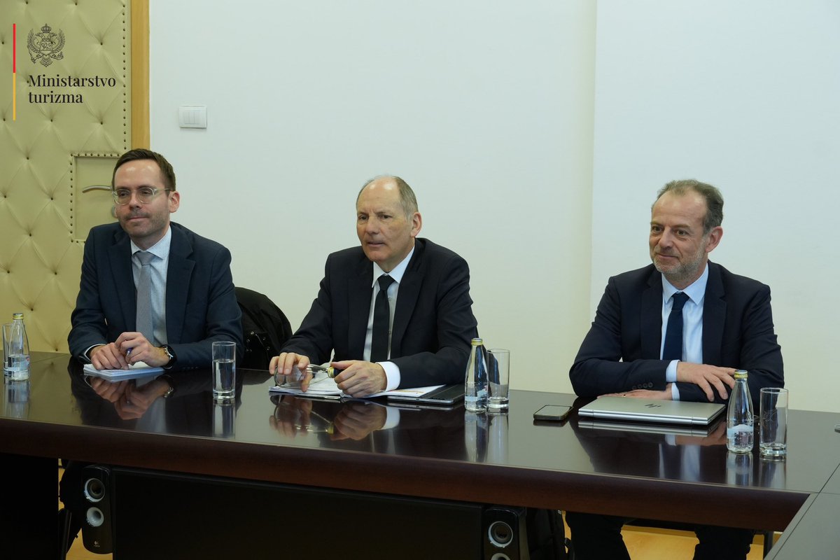 turizam_cg's tweet image. 🔷Ministar turizma Simonida Kordić sastala se sa delegacijom francuskih preduzetnika, na čelu sa generalnim direktorom MEDEF International-a Philippe Gautier-om, koji su u zvaničnoj posjeti Crnoj Gori.
