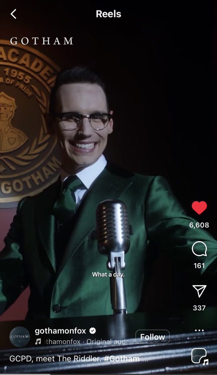 New <a href="/Gotham/">Gotham</a> post on Instagram 💚❓
#SaveGotham #Gotham #BringBackGotham <a href="/HeroMode/">Hero Mode | Max</a> <a href="/JamesGunn/">James Gunn</a> <a href="/StreamOnMax/">hbo max fka</a>