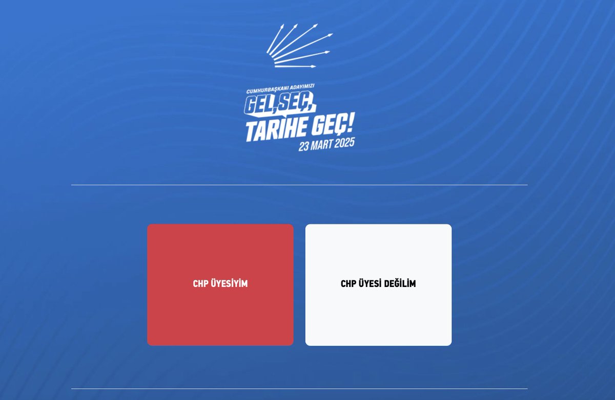 ⁠23 Mart’ta oy kullanmak üzere Dayanışma Sandıklarının yerini öğrenmek isteyen tüm vatandaşlarımız onsecim.chp.org.tr üzerinden sandık alanları listelerimize İl ve İlçe seçerek ulaşabilirler.

Üyemiz olmadan Dayanışma Sandığı’nda desteğini sunacak olan kıymetli