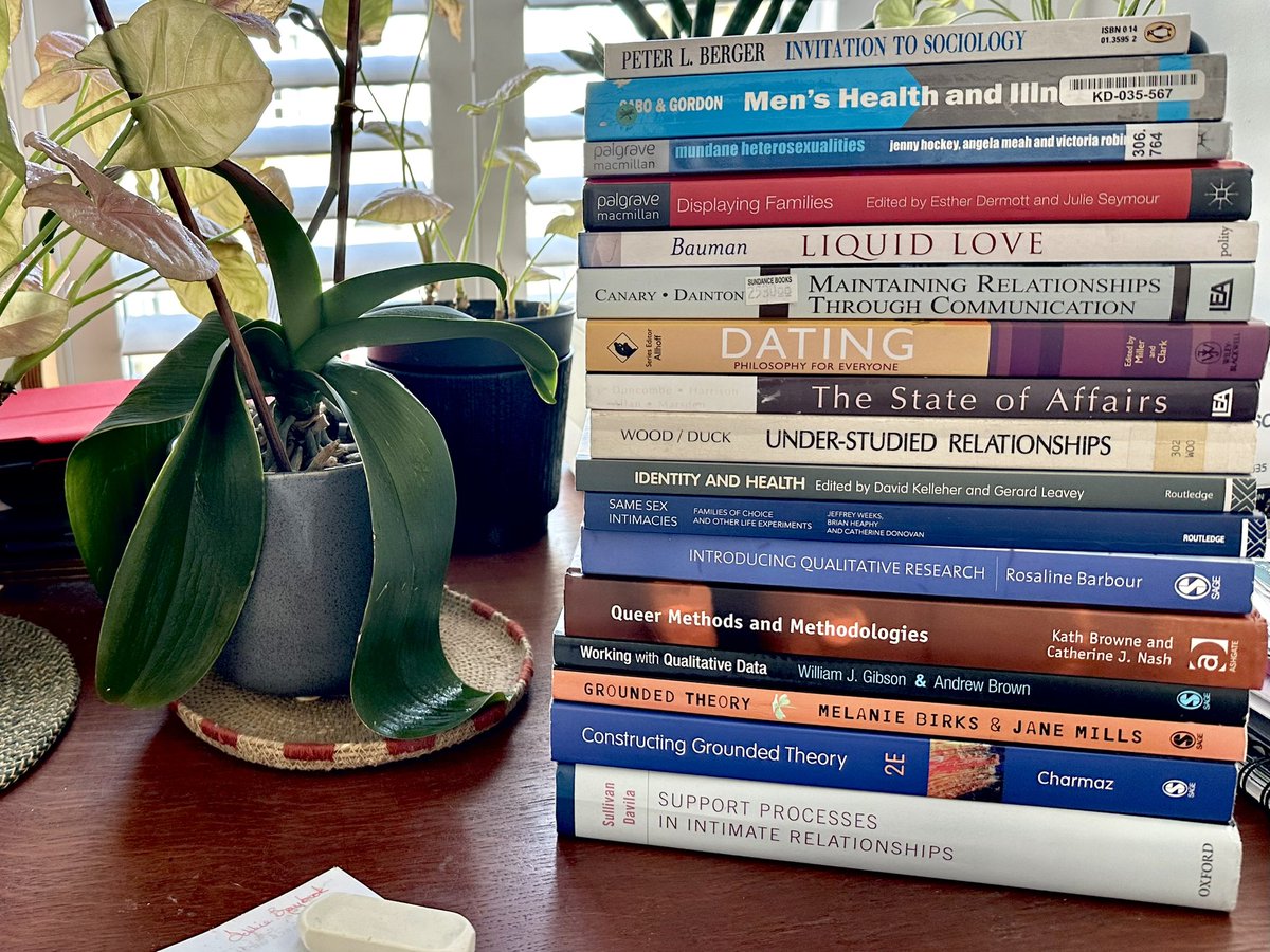 Until now, I’ve held onto a stack of books that I’ve built up over my research career - books that became important in my work, or my identity as a researcher. Finally, I’ve taken the time to remove my name &amp; pass these on. Hopefully someone else will find gold within. #feelsgood