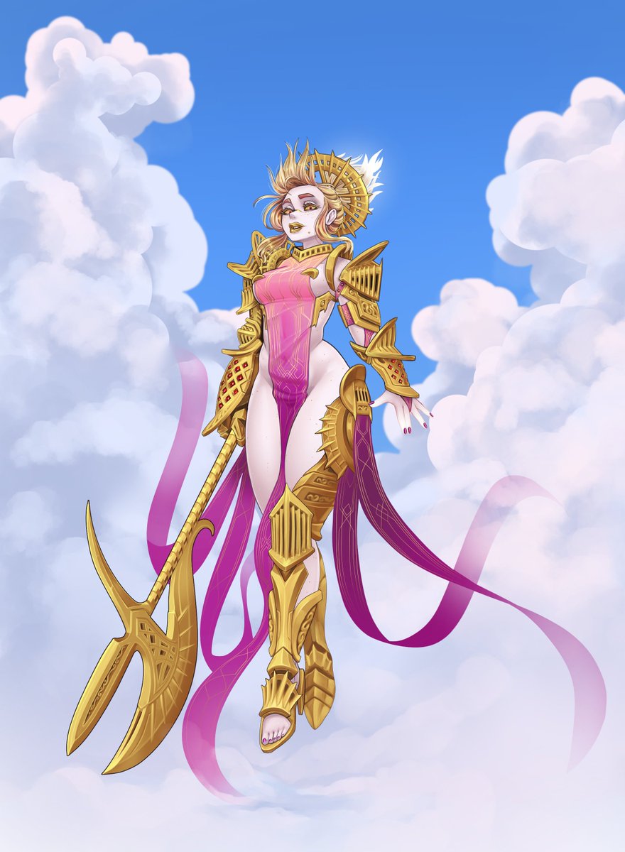 Armor rendering practice with Val-Kari, Arbiter of Assgard, divine messenger of the Powers Most Thigh.