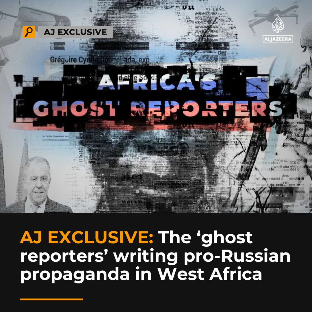 AJ EXCLUSIVE: Al Jazeera’s Investigative Unit (@AJIUnit) finds that an influence campaign using non-existent writers is spreading anti-France sentiment across West and Central Africa, while boosting Russia's relationship with the continent.

Read here: aje.io/vczy0d