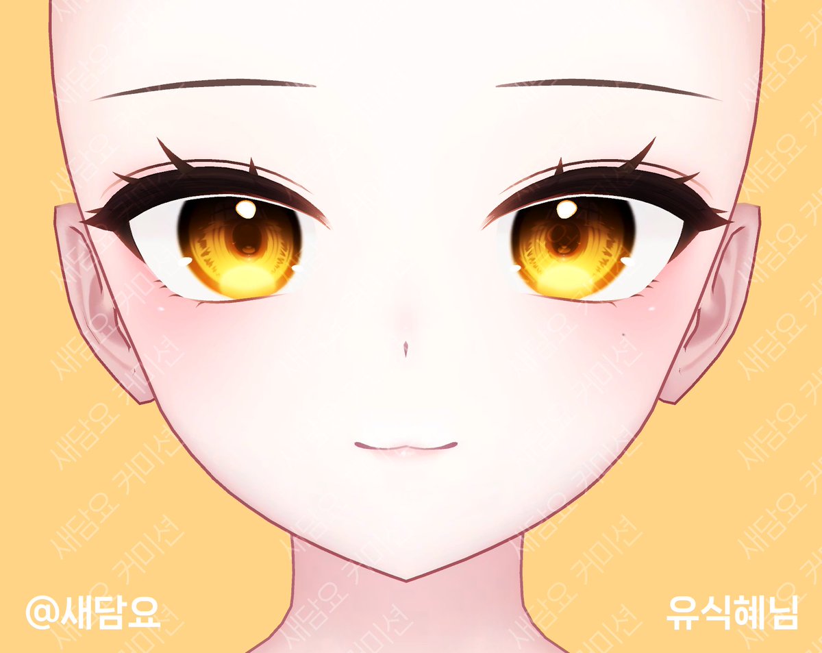 치지직 버튜버 유식혜님의 아바타 리텍스쳐링 작업했습니다💛

얼굴 전체, 피부, 오리지널 텍스쳐 제작, 색감 조정 등
전체적인 텍스쳐 작업했습니다! 🎨

#버튜버 #커미션 #commission #Vtuber 
#리텍스쳐 #커미션_오픈