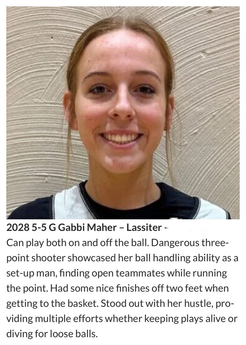 gabbimaher's tweet photo. Had fun @SandysSpiel Spring Showcase and thank you @KyleSandy355 for the write up!  @OtpBasketball @Jshaughn_23 @BasketballLHS https://t.co/bsxNB6XaoA