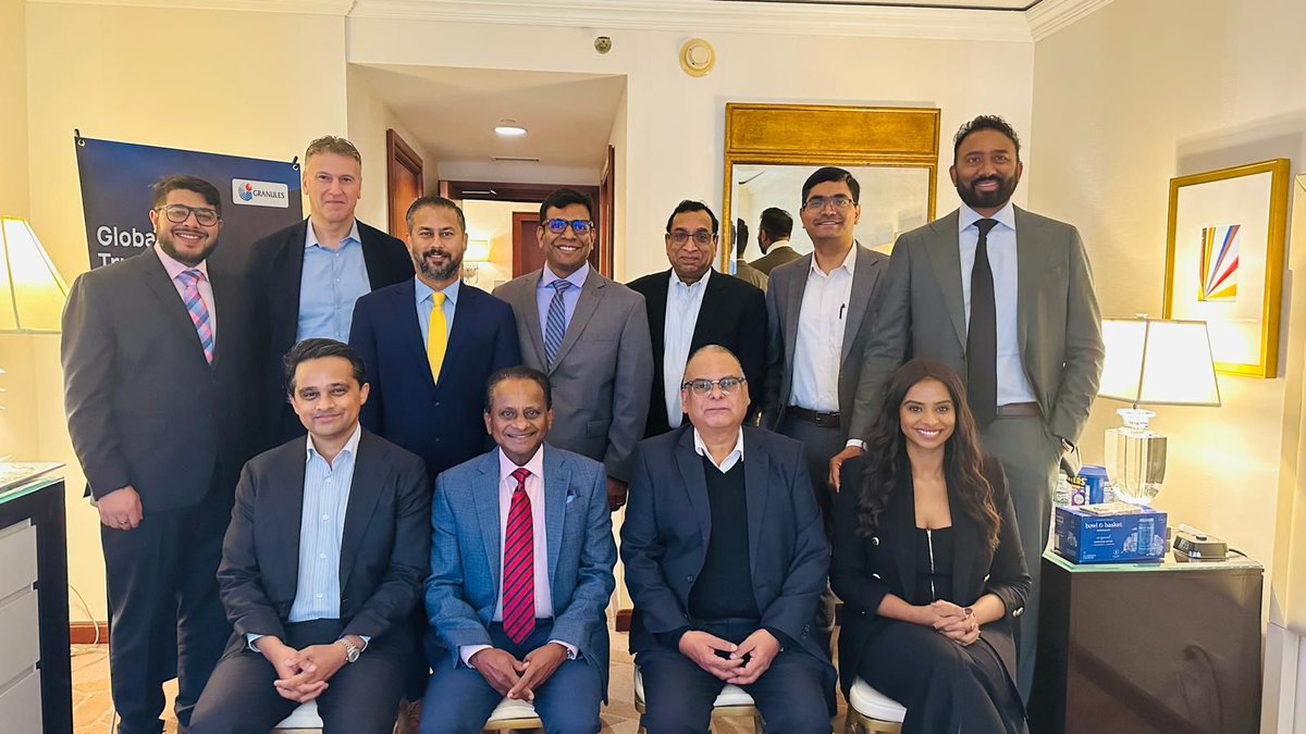 GranulesIndia's tweet photo. It has been a fantastic #DCATWeek2025 marked by new partnerships and opportunities to showcase our latest developments. Granules India Limited continues to expand its portfolio, working on new products and formulations alongside our existing range of 100+ global products, including APIs, FDFs, and PFIs.
 
A big thank you to everyone who connected with us—let us continue working together toward a better future in sustainable healthcare! 

#DCATWeek #TeamGranules #Healthcare #Innovation #Sustainability #Pharma #Partnerships #GranulesIndia