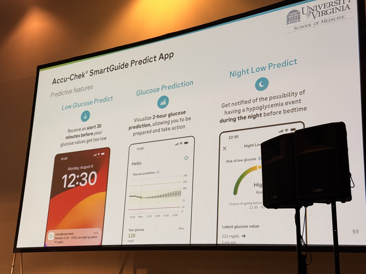 OneHealthBio's tweet image. At @ATTDconf in Amsterdam and its interesting to see @RocheDiabetes sharing their latest efforts in the 1st day symposium (500 people in audience) on 2 hour AI glucose predictions and their desire to make this a reality. One Drop had 12 hour BGM glucose forecasts in market in…