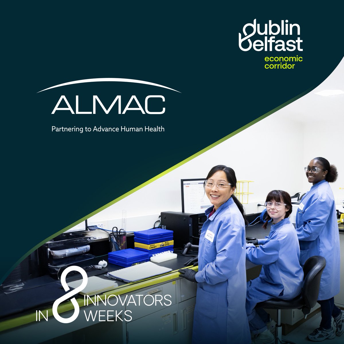 _DBEC's tweet image. 💉🧑🔬 Pharma leader @AlmacGroup showcases how the DBEC powers global growth. With 7,500+ staff across 18 locations, Almac leverages regional connectivity to serve worldwide markets & drive innovation.
Learn more: dbec.info/news/almac-a-g… 🌎
#DBEC #ALMAC