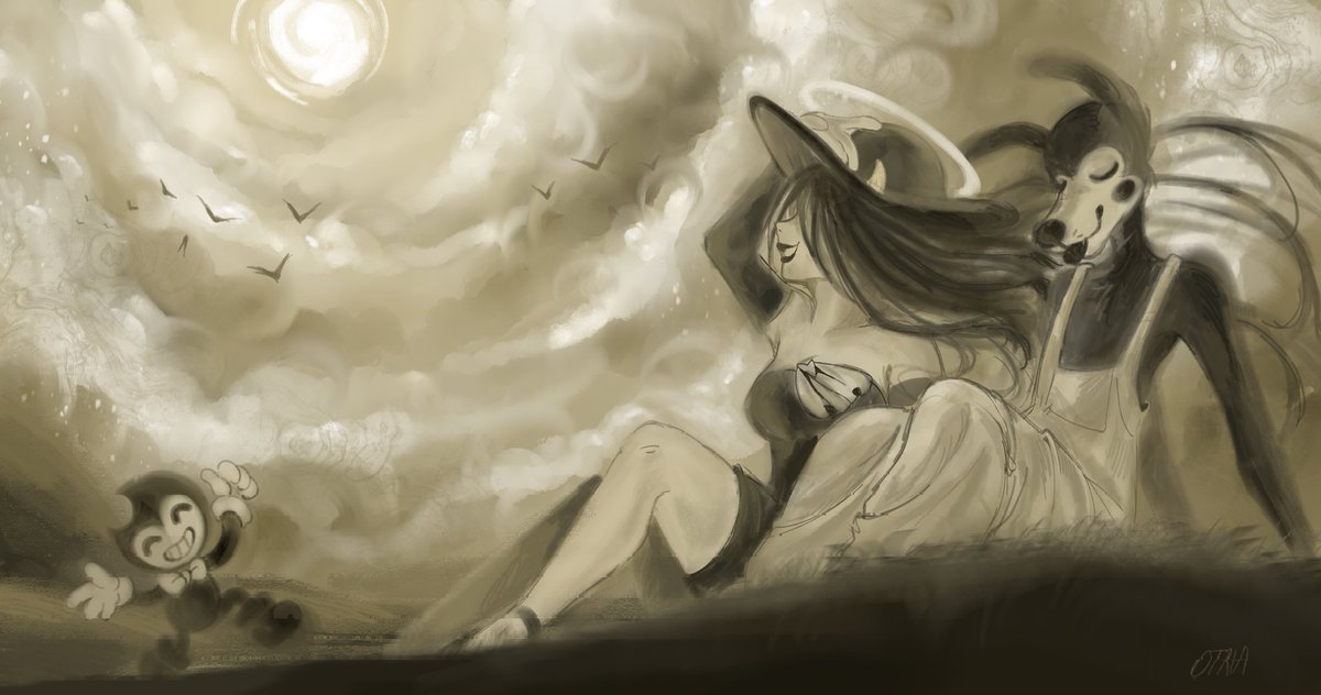 calm
#BENDY
#BATIM
#BATDR
#Bendy_and_the_ink_machine 
#AliceAngel