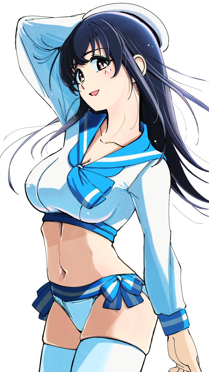 「長袖セーラーミズギ藤原肇ちゃん……… 」|スンドウ・メイのイラスト
