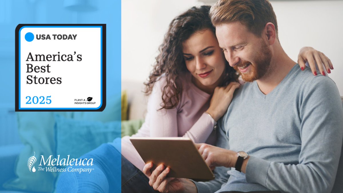 A special message from Melaleuca Executive Chairman Frank VanderSloot:
BREAKING NEWS! USA Today just named Melaleuca one of “America’s Best Stores for 2025!”
This is great news! An independent study analyzed 65,000 customer surveys and 470,000 reviews on thousands of