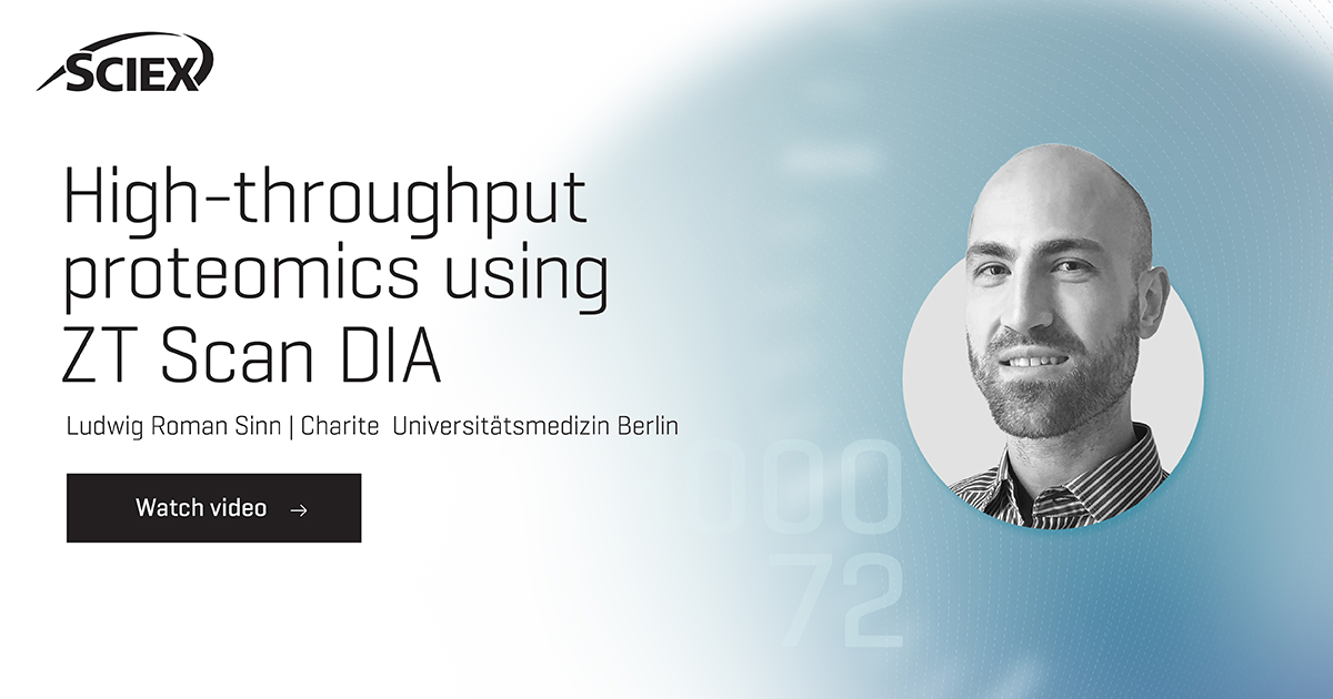 👍👍👍 Performance across gradients and loads

Watch Ludwig Sinn's presentation to see how ZT Scan DIA excels across gradient lengths and protein loads. It is perfect for high-throughput proteomics! 

Watch now sciex.li/11vnr2