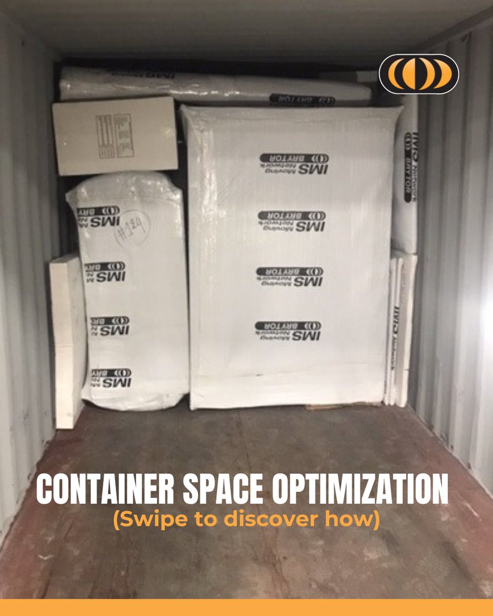 brytor_movers's tweet image. Smart packing, more space! 📦🔄 #LogisticsDoneRight!
Every inch of the container is optimized for maximum efficiency, ensuring a secure and organized load. 🚛
#SpaceOptimization #EfficientPacking #FreightManagement #SeamlessShipping