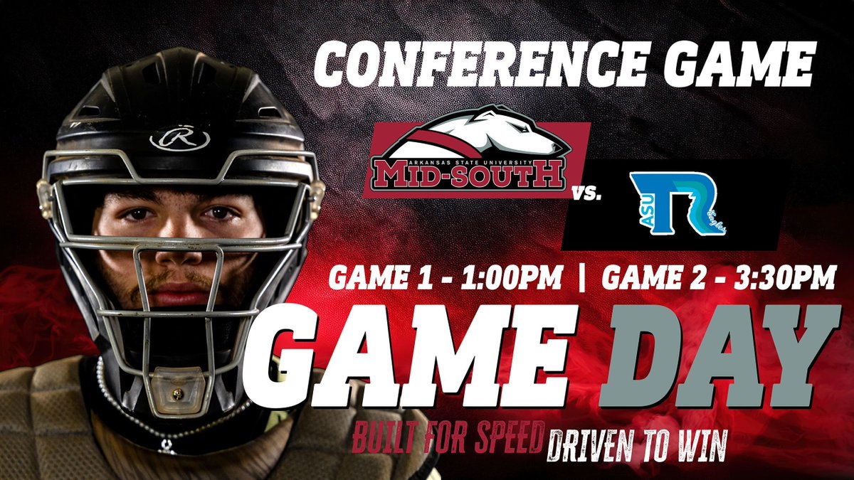 asumidsouth's tweet image. Greyhound Baseball: Conference Play Starts TODAY! ⚾
The Greyhounds battle ASU Three Rivers in a conference opener &amp;amp; rivalry showdown! Doubleheader starts @ 1 PM—Game 2 @ 3:30 PM!

Let’s pack the stands! 🐾

#ASUMidSouth #BuiltForSpeed #DrivenToWin #GameDay #RivalryMatchup