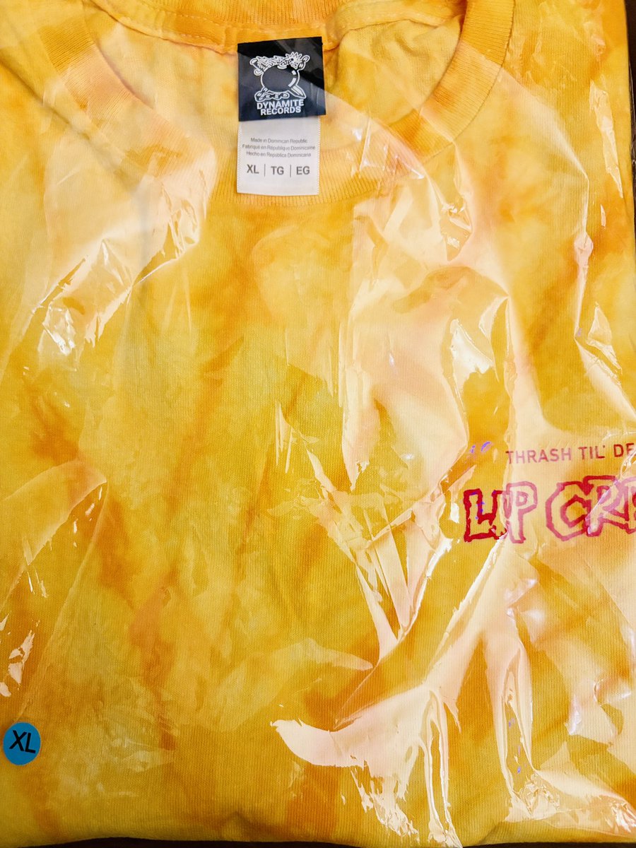 greenplanet42's tweet image. LIP CREAM Tシャツ、グリーンタイダイに続いてついにオレンジタイダイもゲット⚡️💣🔥
嬉しいなー😀
#lipcream
#hardcorepunk
#tiedye
#tshirt