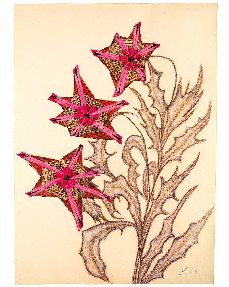 Spring has sprung! Salute the change of seasons with these drawings from the Museum’s collection by Anna Zemánková 💐💕⁠
⁠
