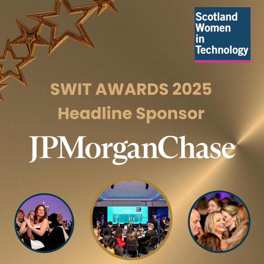Scotland WiT (@scot_wit) on Twitter photo We’re thrilled to announce that <a href="/jpmorganchase/">JPMorgan Chase</a> is the headline sponsor for this year’s #SWiTAwards25!
If you’d like to be part of this impactful initiative, contact us at info@scotwomenintech.com or visit our website to explore sponsorship opportunities.#SWiTAwards We’re thrilled to announce that <a href="/jpmorganchase/">JPMorgan Chase</a> is the headline sponsor for this year’s #SWiTAwards25!
If you’d like to be part of this impactful initiative, contact us at info@scotwomenintech.com or visit our website to explore sponsorship opportunities.#SWiTAwards