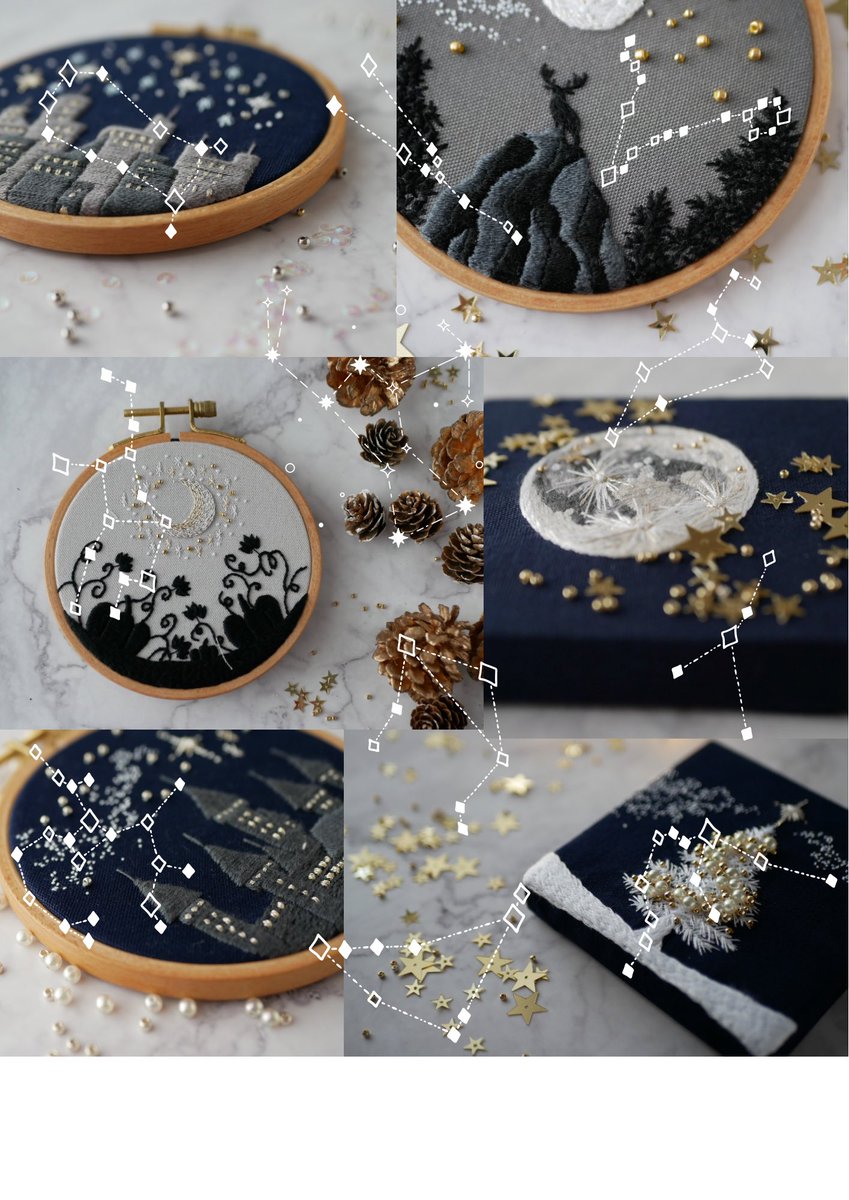 知名度を上げたいので拡散してください 延々と続く星空をチクチクし