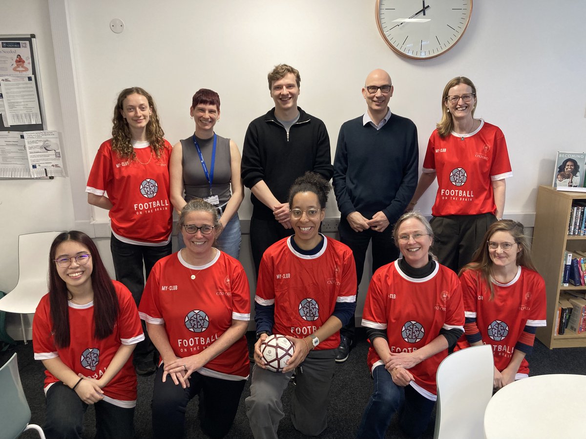 Football On The Brain (@footballonbrain) on Twitter photo It was all hands on deck at our research centre @OxfordWIN this morning, as we hosted 45 secondary students and staff from the <a href="/OxfordSDGLab/">OxfordSDGLab</a> Young Sport Leaders Programme.
Students got to participate in 7 activities combining neuroscience & sport, including an MRI demo! It was all hands on deck at our research centre @OxfordWIN this morning, as we hosted 45 secondary students and staff from the <a href="/OxfordSDGLab/">OxfordSDGLab</a> Young Sport Leaders Programme.
Students got to participate in 7 activities combining neuroscience & sport, including an MRI demo!
