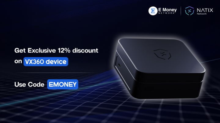 emoney_network's tweet photo. We’ve teamed up with @NATIXNetwork to hook you up with an exclusive deal on the VX360!

Use code EMONEY for 12% OFF from Mar 17–Apr 17, then enjoy 10% after that.

Don’t miss out!