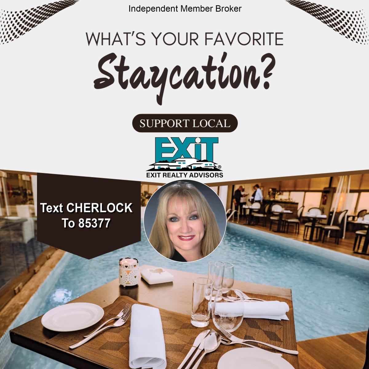 EXITchermiculka's tweet photo. Let's chat! What's your favorite local staycation idea? Let us know in the comments.

Call 210-394-1376 today, or text CHERLOCK to 85377 for all your real estate needs.

#realestate #luxuryhomes #realtors #texasrealtors #chermiculka #exitrealtyadvisors #cherlockhomes... https://t.co/OHPLSf5JkG