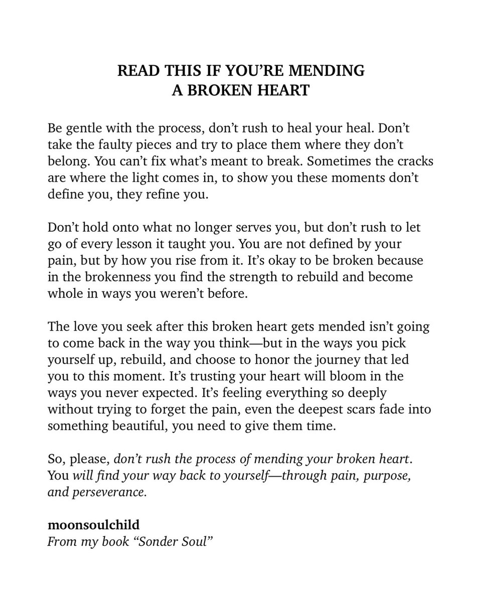 Read this if you’re mending a broken heart💔