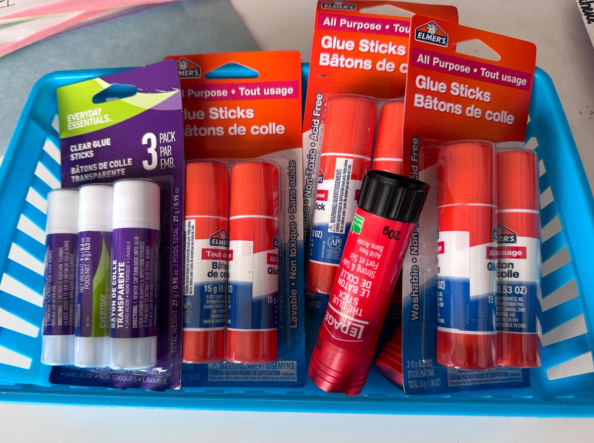 Sent out an SOS yesterday about our glue stick shortage and our classroom parents came through! Thanks for being awesome <a href="/MEelementary/">Mount Edward Elementary School</a> families! 😎