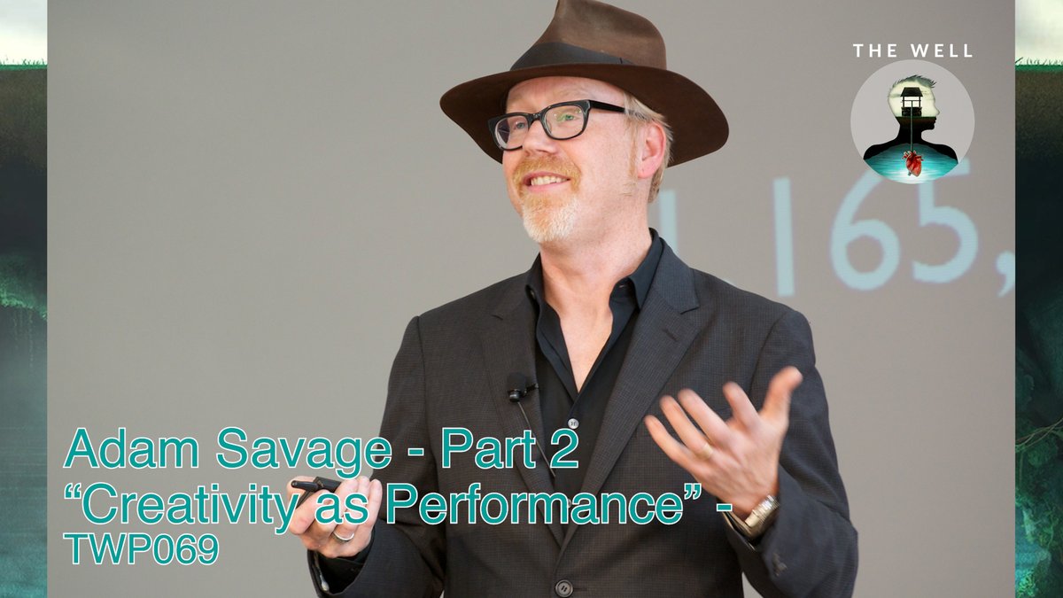 TheWellPod's tweet image. NEW EPISODE!
Adam Savage - Part 2 - “Creativity as performance” - TWP069
Adam gets a touch philosophical on the subject of creativity, discusses some memorable builds and Anson breaks out his Guillermo del Toro impression.
zurl.co/uNHg0