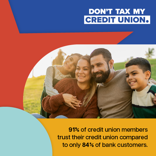 Credit unions’ unique ownership structure allows them to better serve their communities. If credit unions lose their not-for-profit status, the impact would be felt at kitchen tables across America. 

Let your voice be heard:
📲 - bit.ly/3DGuR1t
