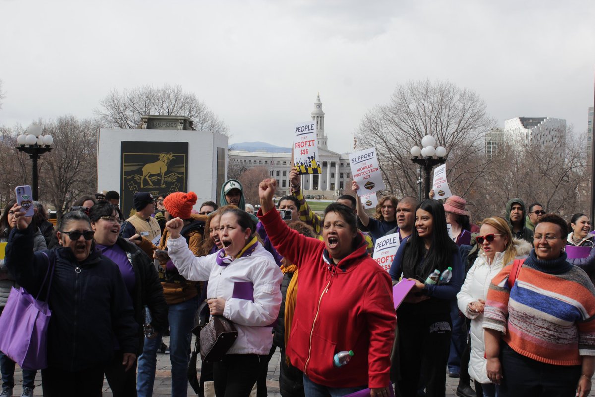 AFLCIOCO's tweet image. We showed that Coloradans all across the board support this bill. Colorado has gone too long with outdated, unjust labor laws. It’s time for our governor to listen to the voice of the people and SIGN THIS BILL‼️@GovofCO #coleg #copolitics