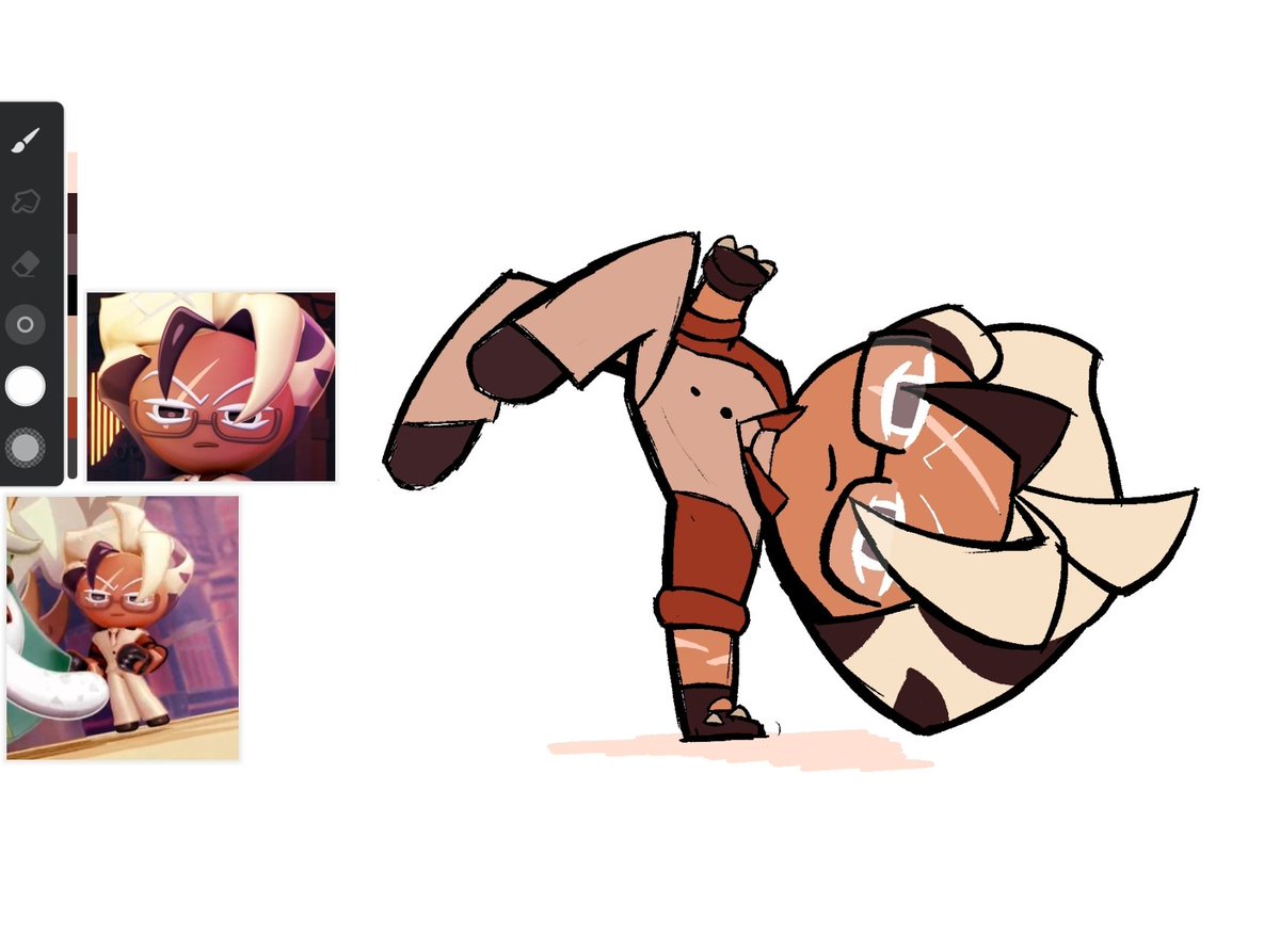 _pdlp's tweet image. Camembert cookie 
#OvenSmash #cookierun