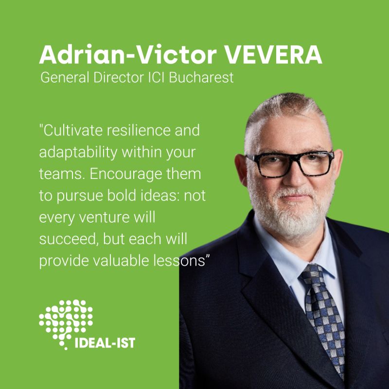 🏆𝐒𝐮𝐜𝐜𝐞𝐬𝐬 𝐒𝐭𝐨𝐫𝐲🏆

👋Meet Victor Vevera, General Director of The National Institute for Research &amp; Development in Informatics - ICI Bucharest.
Find more 👉 lnkd.in/dW7Z8RV8 

#SuccessStory #IIdealist #HorizonEU #AI #tech #digital #EUFunding #data #research