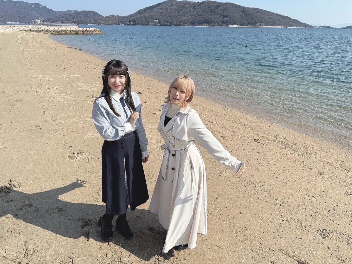 sasakirico's tweet photo. 初＆祥
思い出の場所🏝️

小豆島へ行ってきました！
満点の星空、綺麗だったなぁ。。🌠

#三角初華 #豊川祥子
#アニメムジカ #AveMujica https://t.co/X2cPHB3qrW