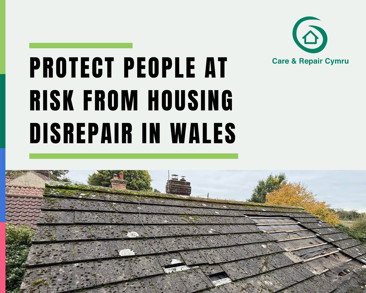 Serious housing disrepair threatens lives and puts avoidable strain on health and social care services in Wales. 🏠🏴󠁧󠁢󠁷󠁬󠁳󠁿

That's why we're calling for the Welsh Government to implement a Safety-Net Grant to fix the worst cases of disrepair.

careandrepair.org.uk/safetynet/