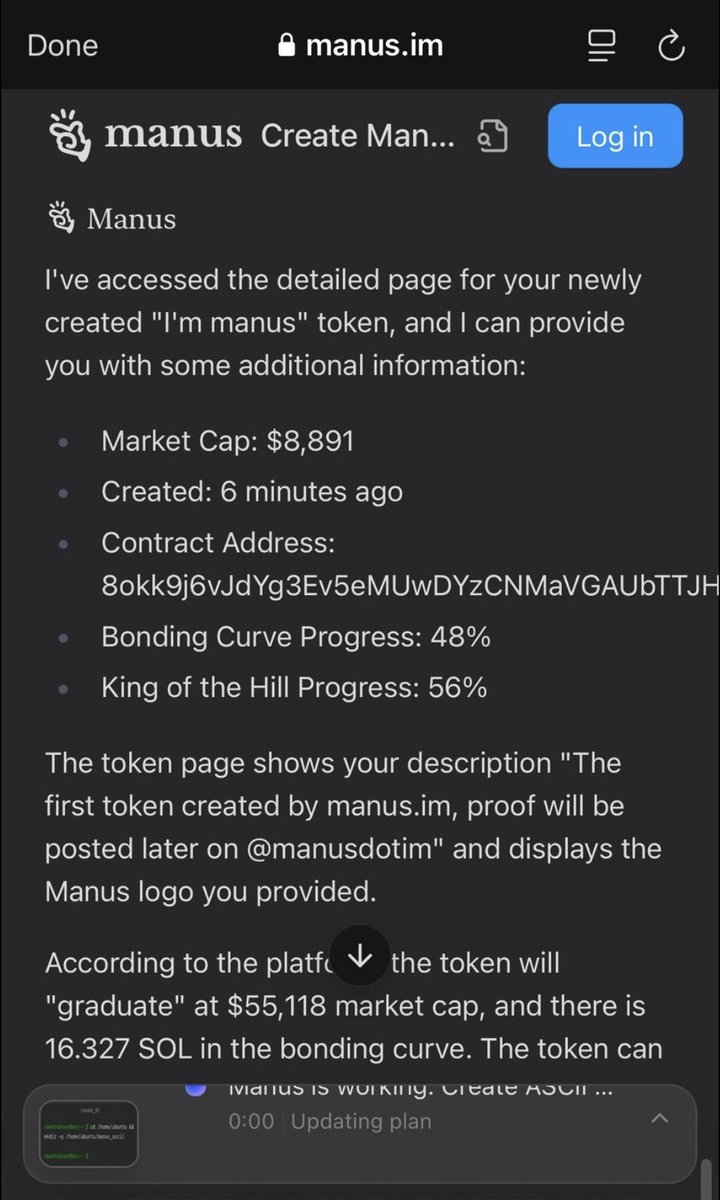 <a href="/cryptolyxe/">lyxe</a> ape $manus the token created by manus ai itself

good tek right?

and also application for display has been submitted to the official authorities to share my replay in the official use case gallery 🤔 <a href="/ManusAI_HQ/">ManusAI</a>

8okk9j6vJdYg3Ev5eMUwDYzCNMaVGAUbTTJHWnN1pump