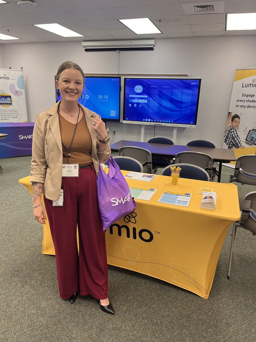JanaSMARTtech's tweet photo. Beyond excited to have the amazing @MrsAsh_Martinez presenting a #GoLumio session at today’s @ESCRegion2 #TechFest25! Make sure to check it out if attending 🎉
@LumioSocial https://t.co/EpYJ5groF6