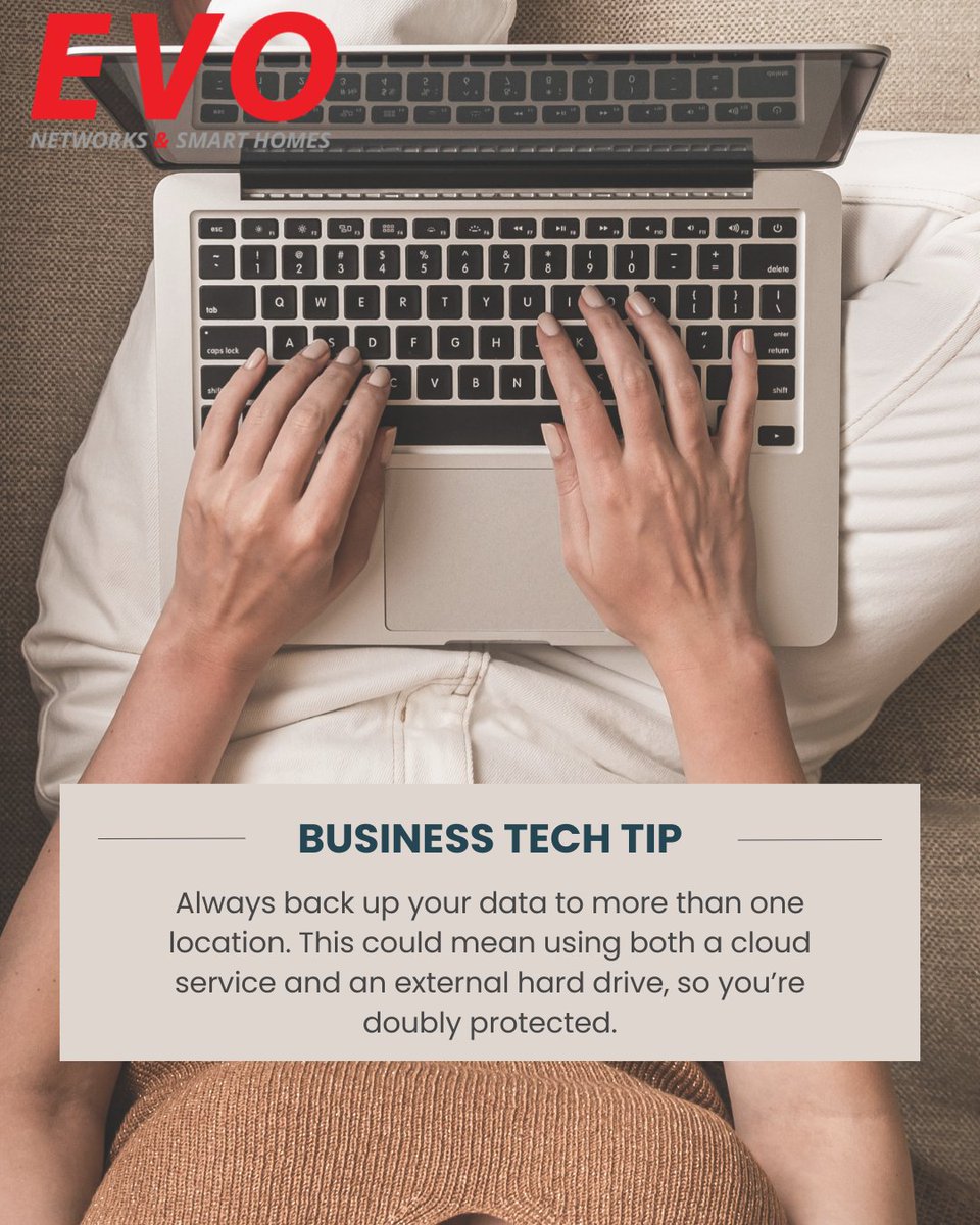 NetworksEvo's tweet photo. At EVO Networks, we help businesses set up hybrid backup solutions that combine both cloud and on-site backups. Whether it's a natural disaster, a server crash, or a simple mistake, you’ll always be covered.

Learn more: https://t.co/8h0KhTbTuB https://t.co/9fJCJ1TeTk