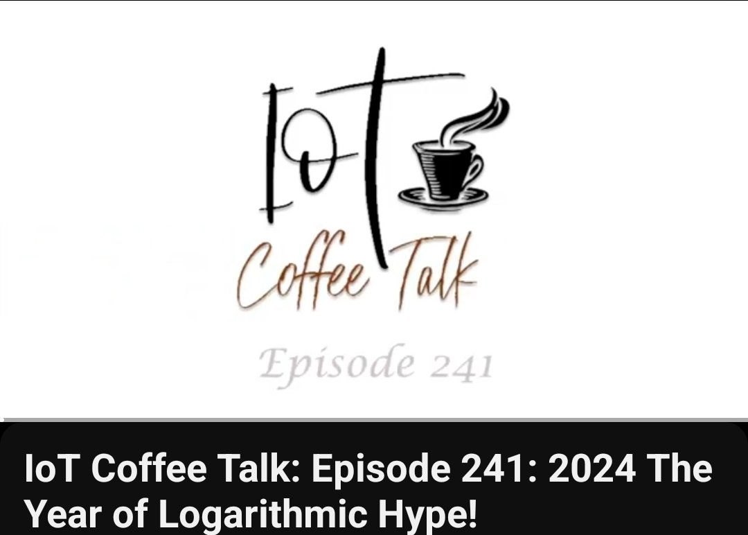 #iotcoffeetalk Check this episode out! youtu.be/8e1EbG9LvbM?si…