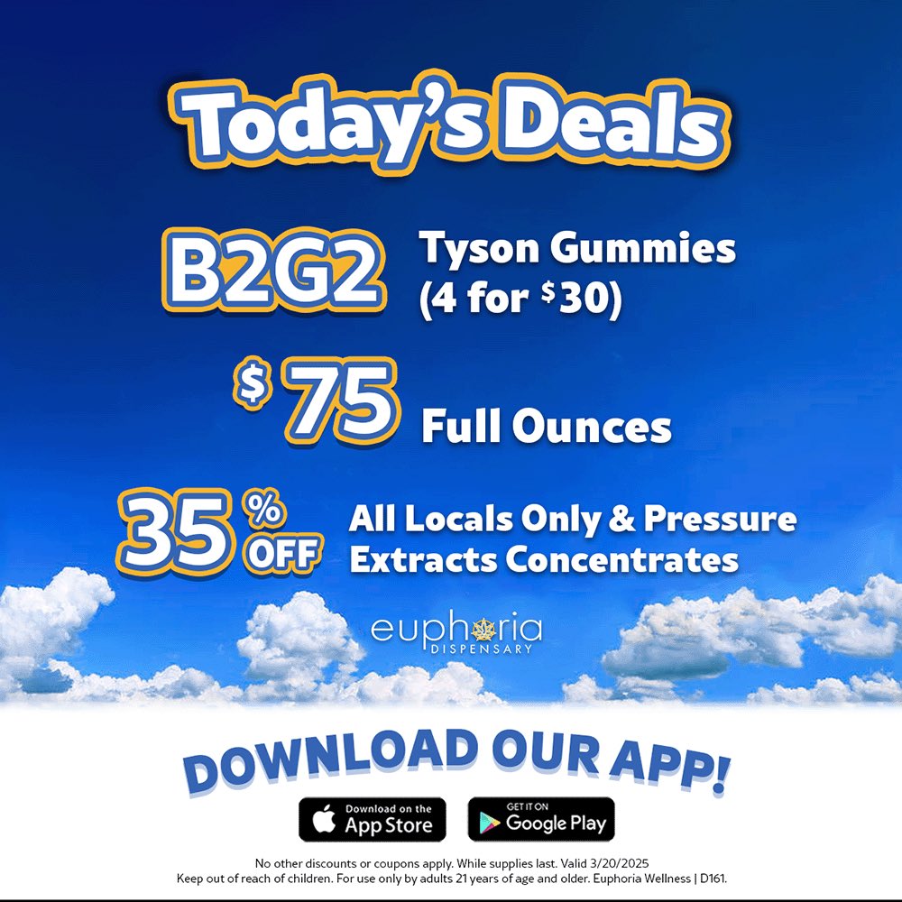 Its #MarchMadness Thursday  #LasVegas here’s our Daily Deals!!!! #stayabovetheclouds #CannabisCommunity #StonerFam #cannabisculture #cannabisindustry