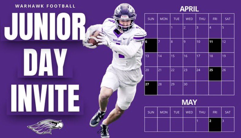 Thank you <a href="/BryceCross8/">Bryce Cross</a> for the Junior day invite! 
<a href="/GtownGridiron/">Germantown Gridiron Club</a>
