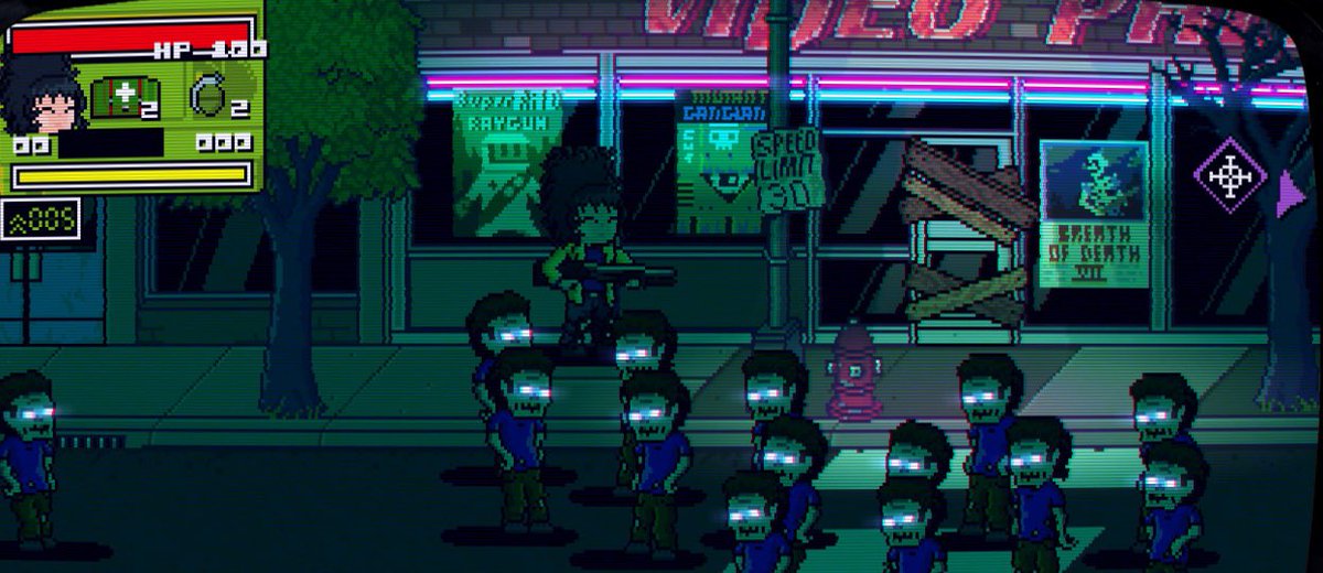Btl_digital12's tweet photo. Closer look at the game visusl and covert art. #RETROGAMING #zombie #90s https://t.co/urSo6cAF0t