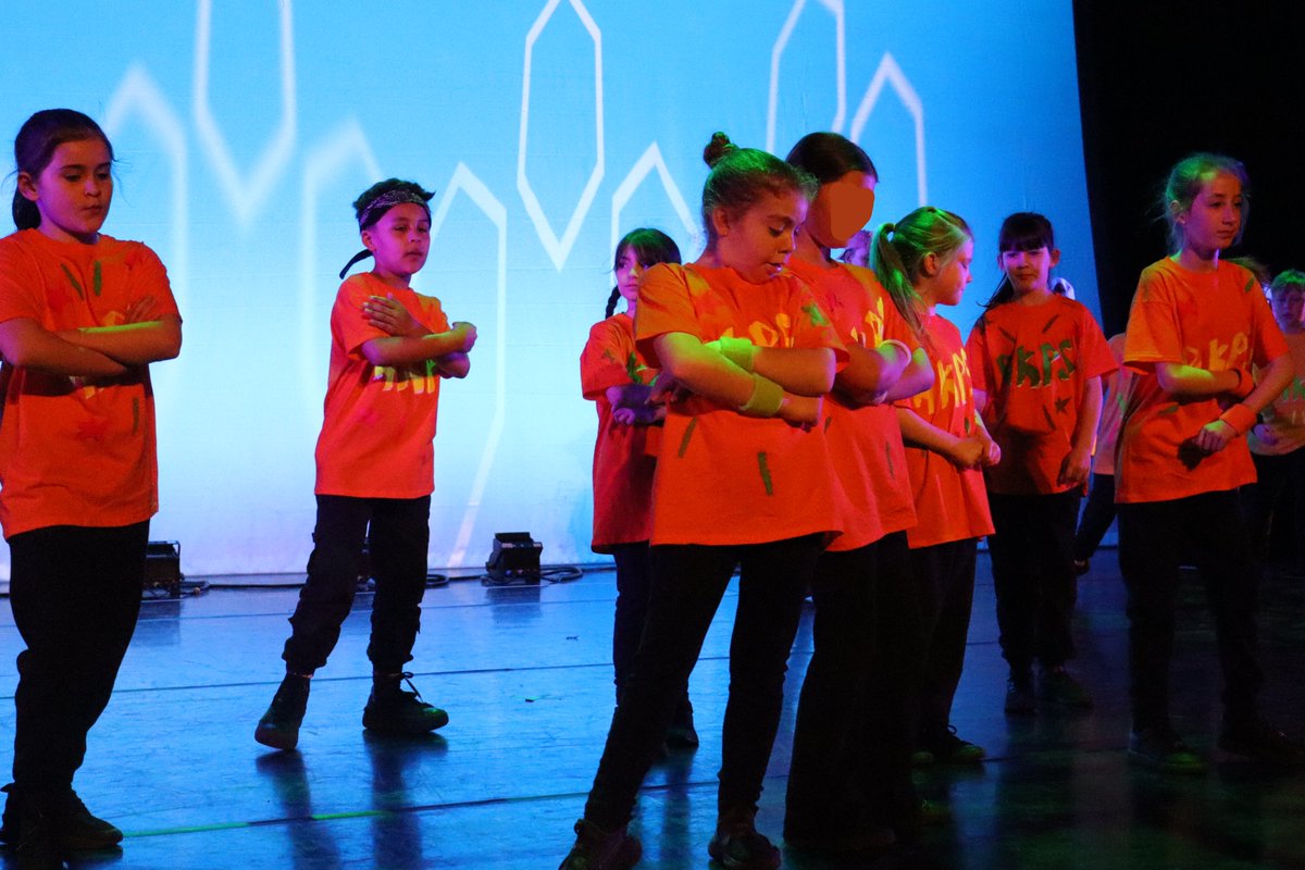 Yesterday evening at the Dome, our RKPS dance troupe truly seized their moment in the spotlight and danced their hearts out! The choreography was immaculate and our children looked great in their vibrant t-shirts, courtesy of Freddie's mum to whom we are very grateful.