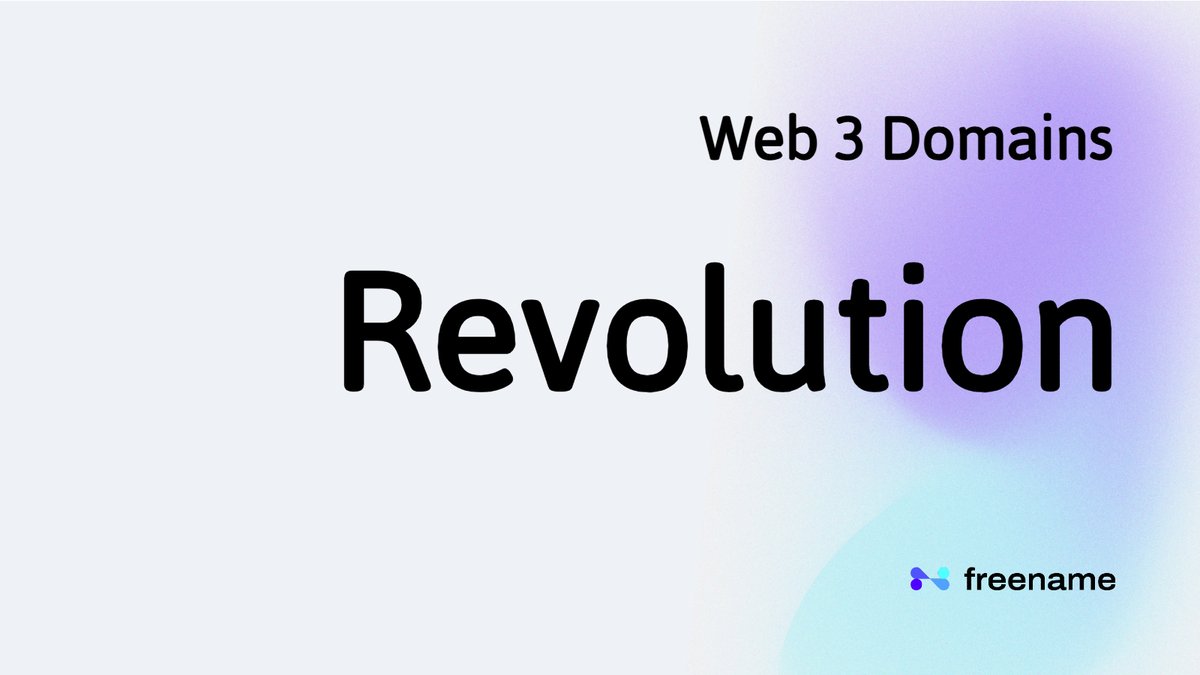 UkrainaName's tweet photo. WEB3 DOMAINS | REVOLUTION
#Web3Domains transforming the internet with decentralized tech. 
Explore their potential: https://t.co/zt6uusY5v2 
Web3 #domains are registered and managed on decentralized networks, such as the #Ethereum blockchain, and without renewal fees.
$ETH $BNB https://t.co/E6g3W6HBaY