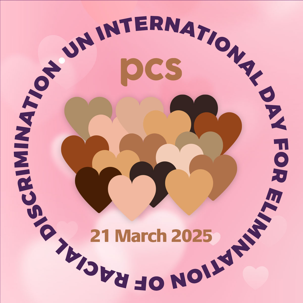 Today is the UN International Day for the Elimination of Racial Discrimination.
It’s a time to reaffirm our commitment to equality and continue efforts to eliminate racism, ensuring equal treatment for all individuals. #stopthehate #endracism 
pcs.org.uk/news-events/ne…