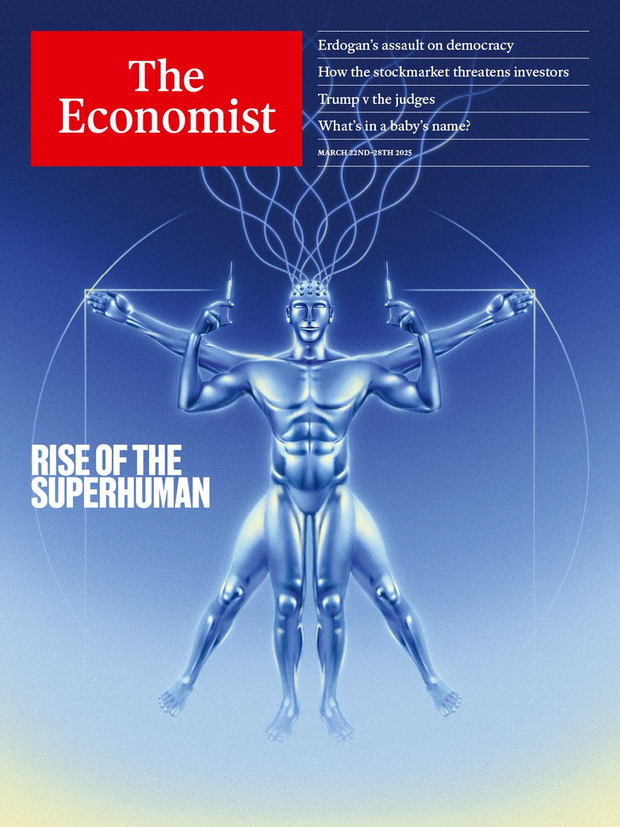 Eric Topol (@erictopol) on Twitter photo One little problem for the dimension of Superhumans with extended longevity: no data.
<a href="/TheEconomist/">The Economist</a>
economist.com/leaders/2025/0… One little problem for the dimension of Superhumans with extended longevity: no data.
<a href="/TheEconomist/">The Economist</a>
economist.com/leaders/2025/0…